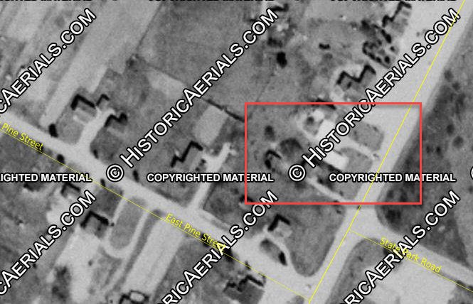 Big Joes State Park Motel - 1968 Aerial (newer photo)